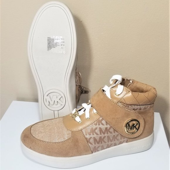 Authentic Michael Kors Sneaker Shoes, High-Tops, Size 5 - New Without Box - Picture 9 of 12